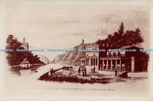 R291872 The Hotwell House und mit Pfeilern für Hängebrücke