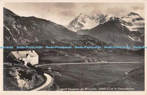 R292903 Hospice du Simplon et le Fletschhorn Societe Graphique Neuchatel