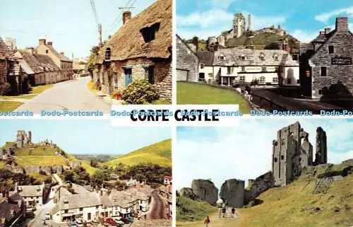 R291934 Corfe Castle Mehrfachansicht Postkarte