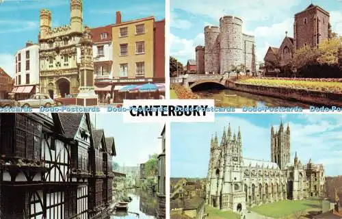 R291936 Canterbury The Weavers The Cathedral The Westgate Christ Church Gateway