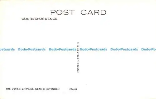 R291939 Der Teufelskamin bei Cheltenham Postkarte