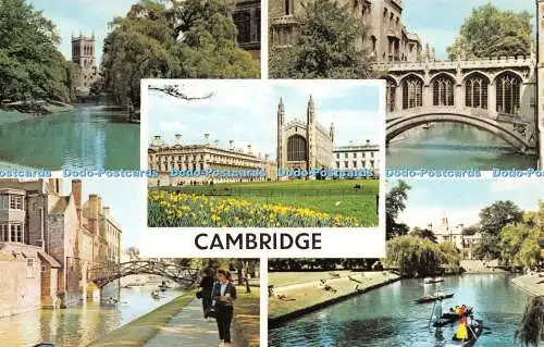 R291940 Cambridge St John College Die Seufzerbrücke den Rücken und Queen Colleg