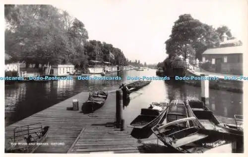 R294472 The River And Barges Oxford Walter Scott No 358 RP