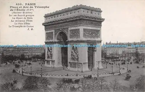 R292999 Paris Place et arc de Triomphe de l Etoile J H