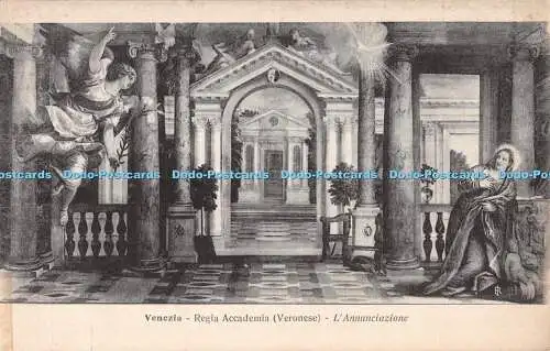 R294588 Venezia Regia Accademia Veronese L Annunciazione No 4739 Anderson