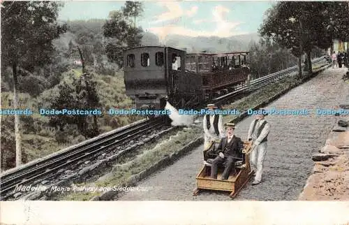 R294599 Madeira Monte Eisenbahn und Schlittenwagen 1906