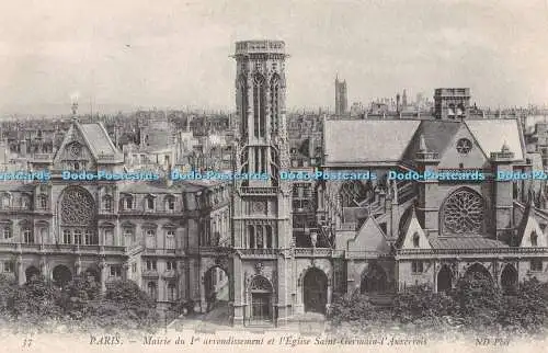 R294612 Paris Mairie Du 1 Arrondisement Et l Eglise Saint Germain l Auxerrois ND
