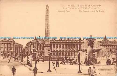 R294627 Paris Concord Place The Fountains And The Obelisk No 78 Papeghin