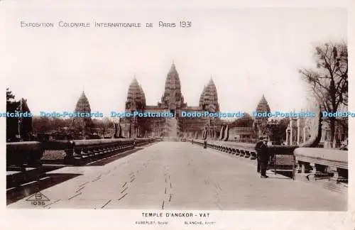 R293146 Temple D Angkor Vat Auberlet Sculp Blanche Arch Exposition Coloniale Int