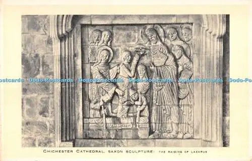 R293172 Chichester Kathedrale Sächsische Skulptur Die Auferweckung des Lazarus Raphael Tuck