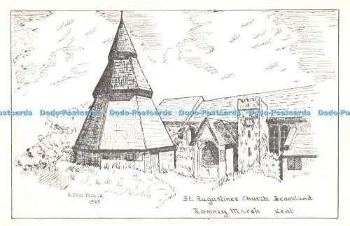 R293178 St Augustines Church Brookland Romney Marsh Kent Alfred Parker 1967