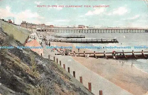 R296008 South Cliffs and Claremont Pier Lowestoft The I X L Series 1908