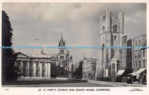 R294665 Gt St Marys Church And Senate House Cambridge Stearn No 56 RP