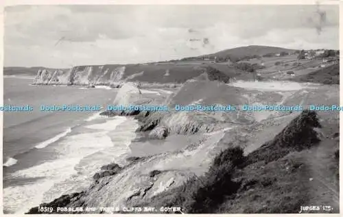 R294674 Pobbles And Three Cliffs Bay Gower No 18519 Judges 1964