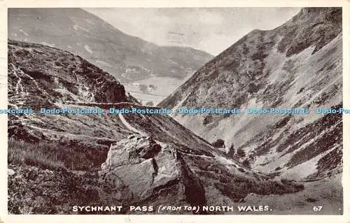 R294676 Sychnant Pass From Top North Wales No 67 1954