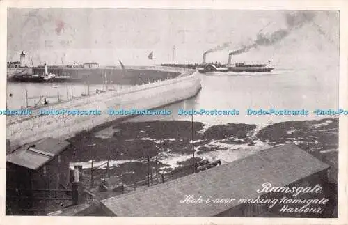 R294685 Ramsgate Koh I Noor Making Ramsgate Harbour Smart Novels 1906