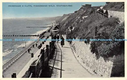 R293231 Promenade and Cliffs Fishermans Walk Southbourne E T W Dennis and Sons L