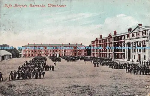 R294707 Rifle Brigade Barracks Winchester Valentine No 132 1906