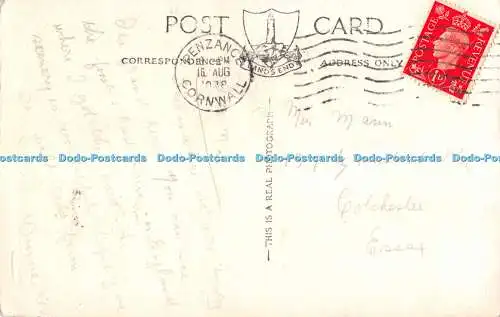 R293253 Lands End First And Last House 131 RP Postkarte 1938