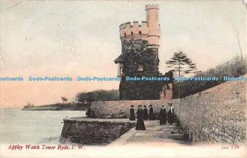 R294733 Appley Watch Tower Ryde I W JWS No 732 1906