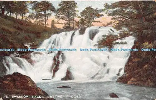 R293262 The Swallow Falls Bettws Y Coed Serie Nr 58 B B London Postkarte 1907