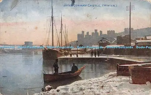 R294778 Conway Castle Winter No 39793 Celesque Photochrom 1915