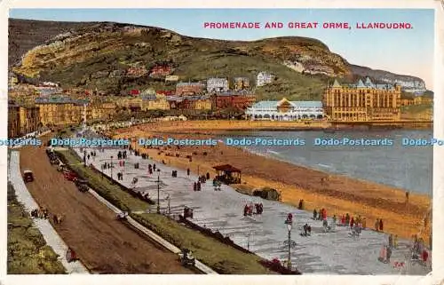 R294791 Promenade And Great Orme Llandudno 1934