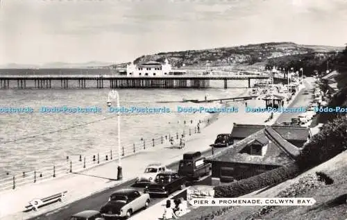 R294792 Pier And Promenade Colwyn Bay No 3bamforth RP 1962