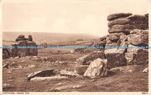 R296176 Dartmoor Hound Tor 30916 Photochrom