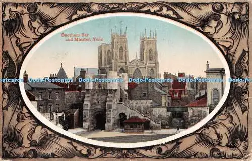 R296207 Bootham Bar und Minster York Valentines Serie 1933