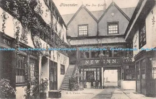 R293369 Gloucester New Inn Hotel H I Carter Gloucester Valentine Series 19791 Po