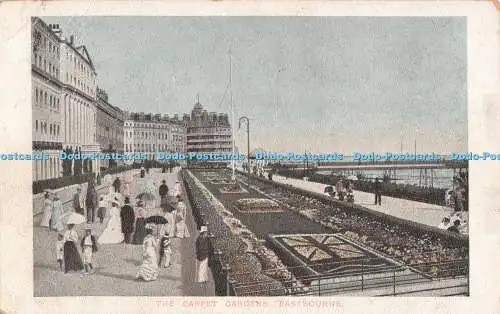 R293395 The Carpet Gardens Eastbourne B and R Series Post Card 1910