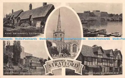 R294920 Stratford On Avon Multi View Jarrold Crome Serie