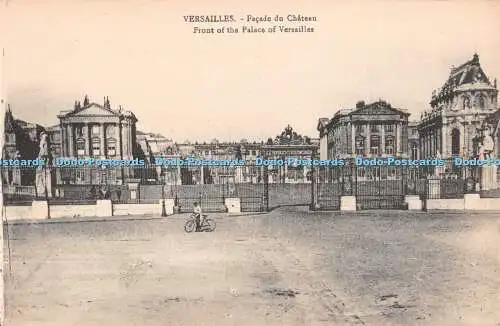 R296453 Versailles Fassade du Chateau Vorderseite des Schlosses Versailles Cosse