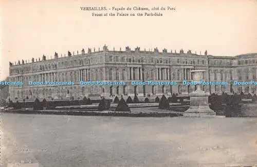 R296454 Versailles Fassade du Chateau cote du Parc Schlossfront am Par