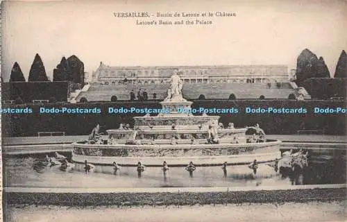 R296455 Versailles Bassin de Latone et le Chateau Latones Basin and the Palace C