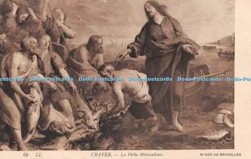 R296691 68 LL Crayer La Peche Miraculeuse Musee de Bruxelles Nels