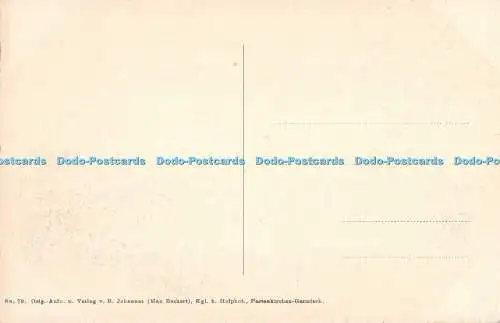 R296814 Garmisch und Partenkirchen Nr 79 B Johannes Max Beckert