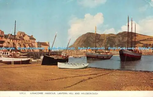 R295553 ILFC 2 Ilfracombe Harbour Lantern Hill and Hillsborough Lilywhite