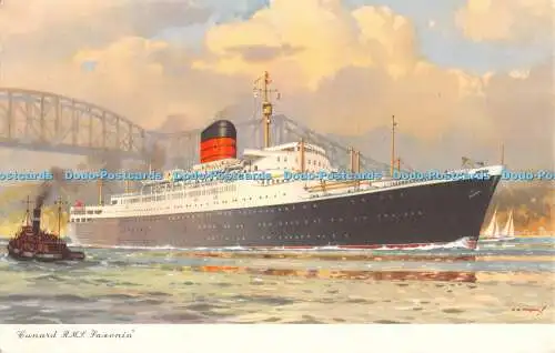 R297114 Cunard R M S Saxonia B 1667