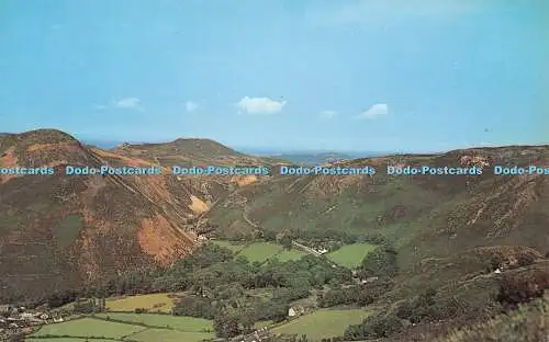 R297128 Sychnant Pass Ein Blick vom Gipfel des Foel Lus mit Blick auf Great Orme