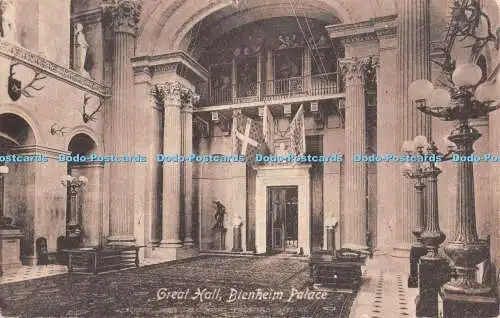 R298583 Großer Saal Blenheim Palace Valentine 1912