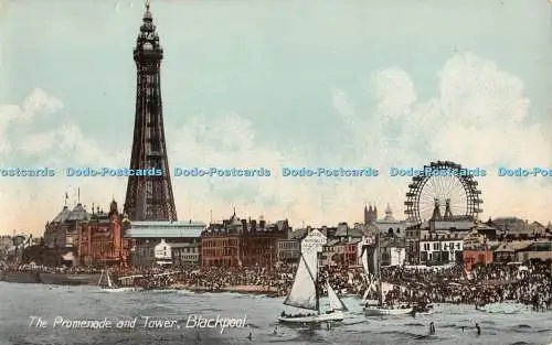 R298624 The Promenade And Tower Blackpool No 4136 Philco