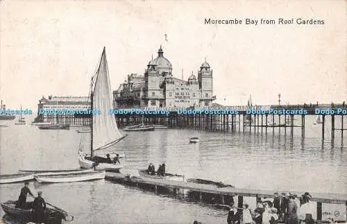 R298746 Morecambe Bay From Roof Gardens Valentine No 66851 JV 1922