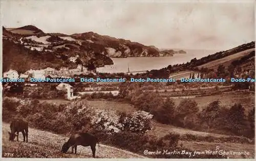 R298788 Combe Martin Bay From West Challacombe No 3715 R C Carthew 1927