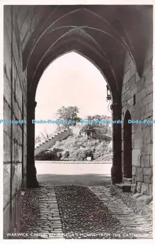 R298807 Warwick Castle Ethelledas Mound From The Gatehouse No 19437 Salmon RP