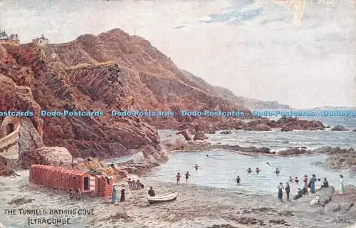 R297441 The Tunnels Bathing Cove Ilfracombe A R Quinton Salmon 1919