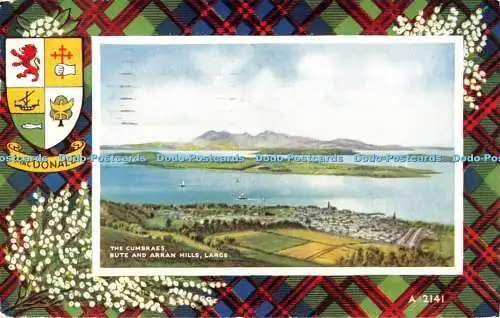 R298817 The Cumbraes Bute And Arran Hills Large Nr. 2141 Kunstfarbe Valentine 1996