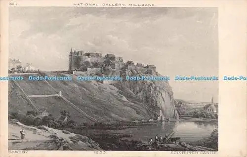 R298875 National Gallery Millbank Sandby Edinburgh Castle Fotogravur Waterlow