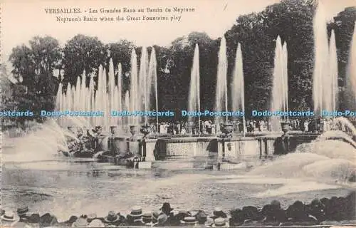 R299104 Versailles Neptunbecken wenn die Großen Brunnen Cosse spielen